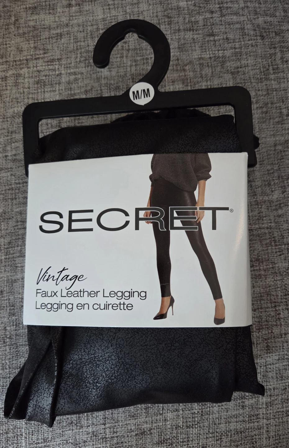 Secret Vintage Faux Leather Leggings - Medium - photo 3