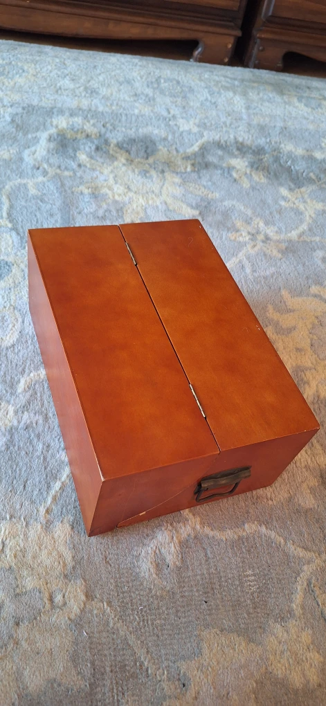 Wooden Desktop Organizer with Drawers - photo 2