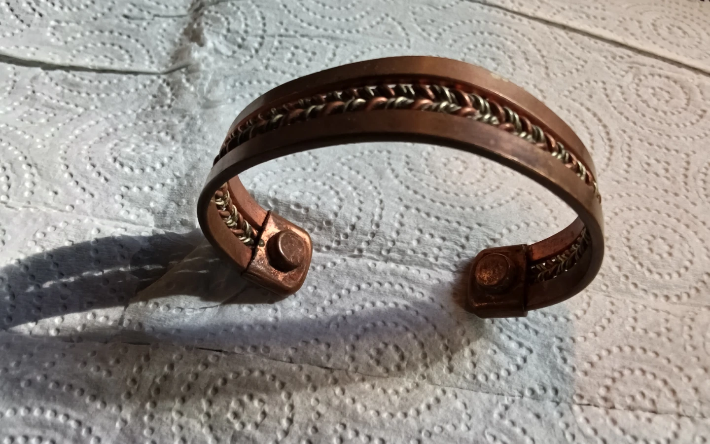 Magnetic Copper Therapy Cuff Bracelet - photo 2