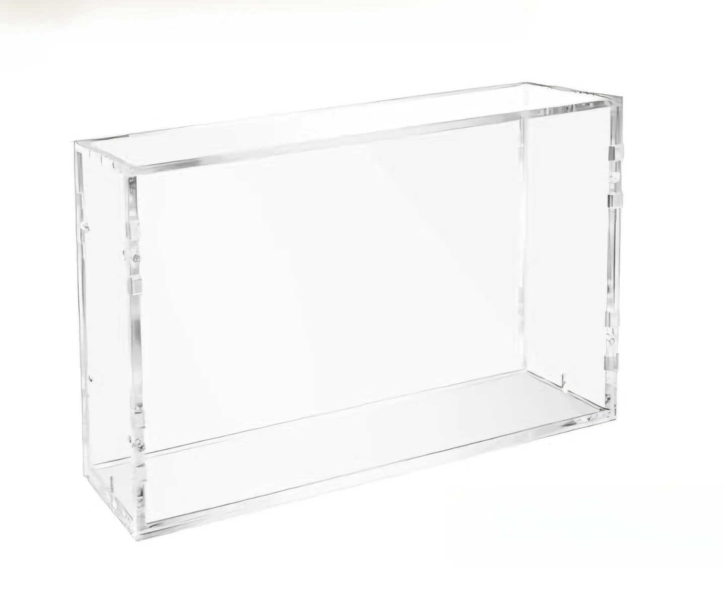 DEDC Clear Acrylic Display Case 6mm Thickness 13"x 7"x3" - photo 2