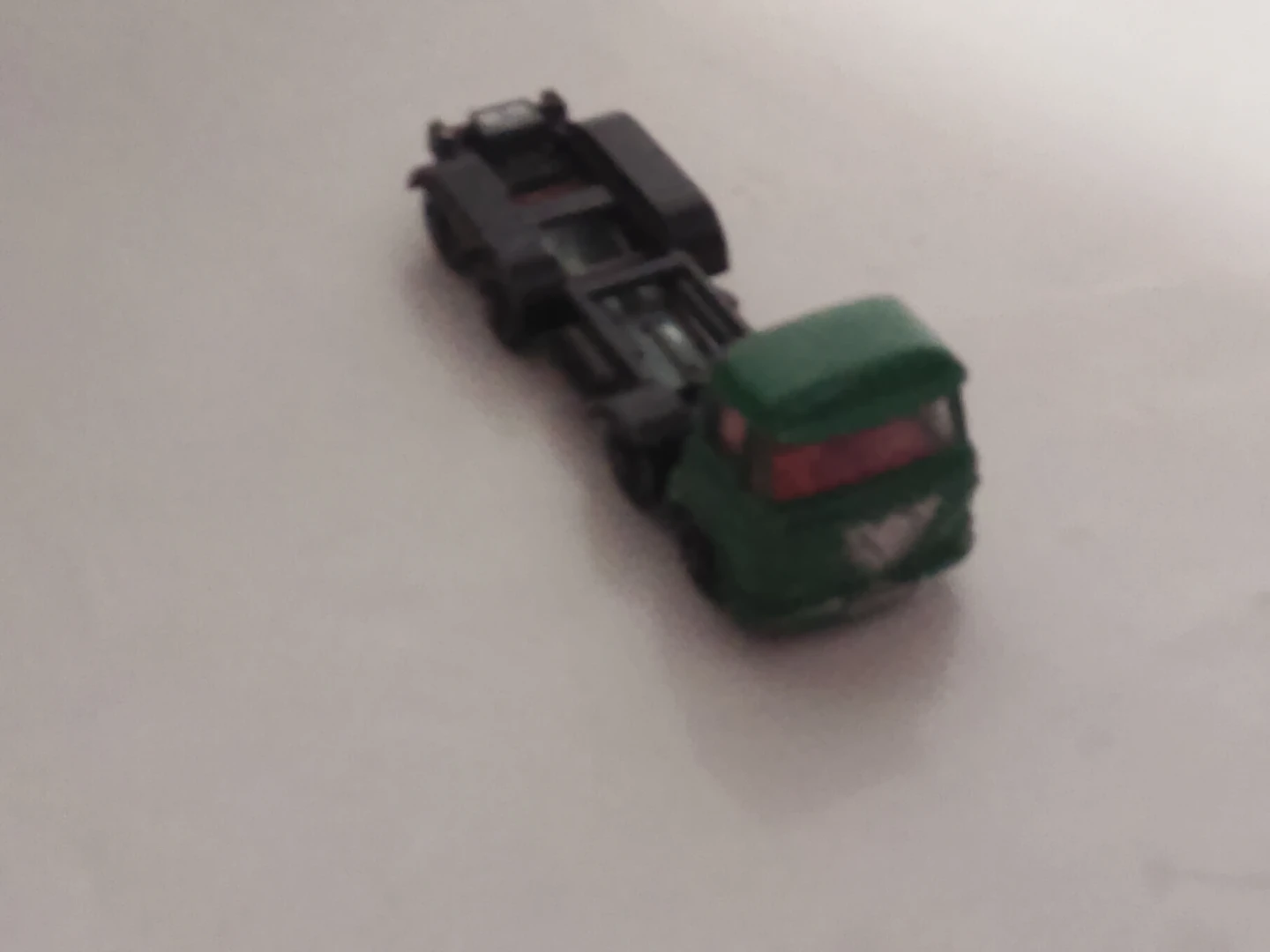 Vintage Green Diecast Toy Semi Truck - photo 4
