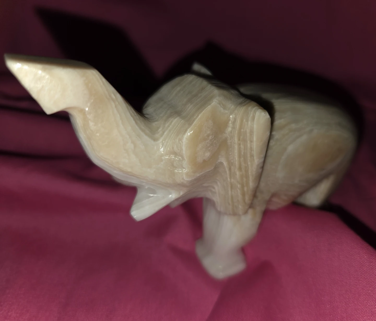 Hand carved Onyx elephant (made in mexico) - photo 3