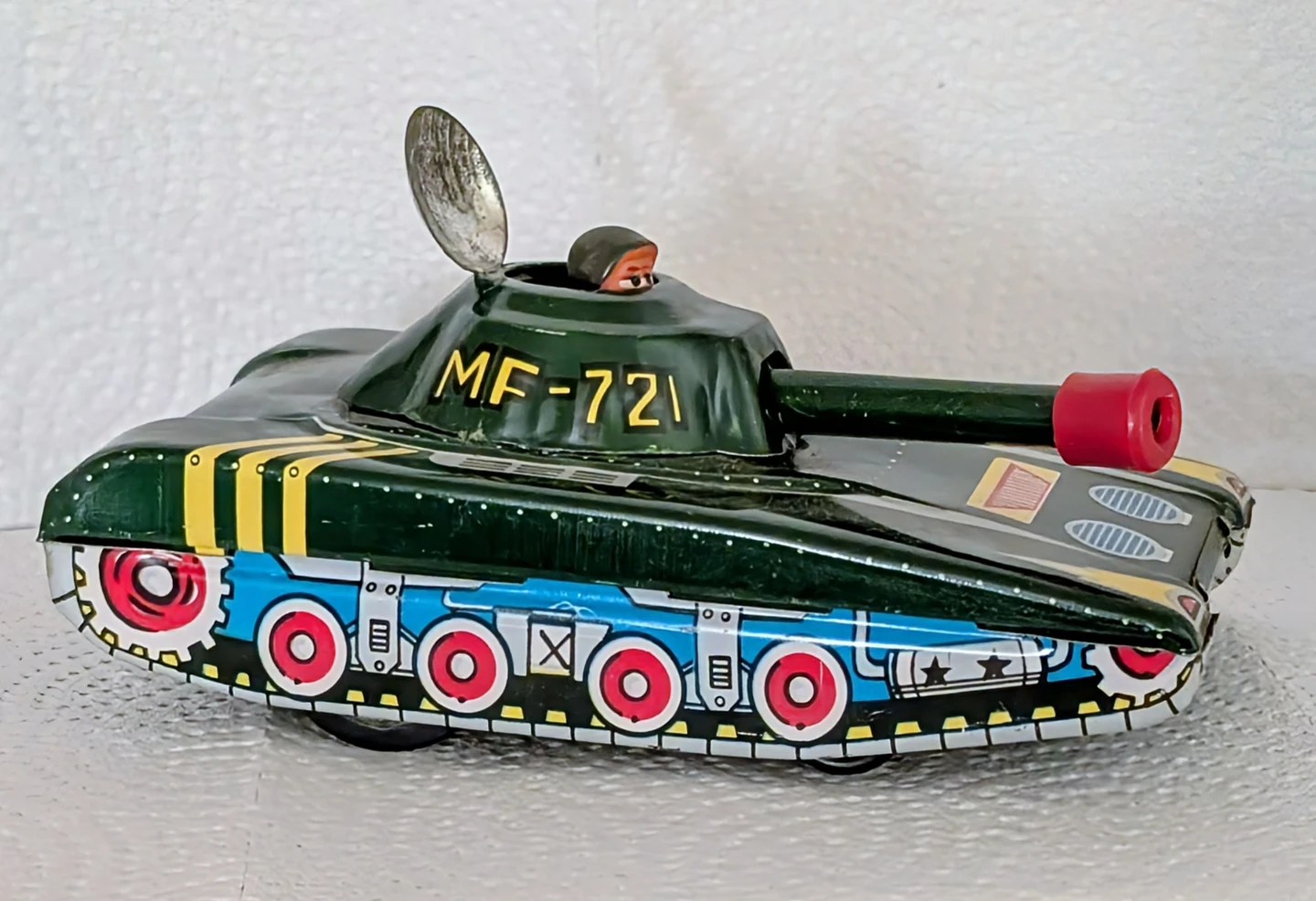 Vintage Like Metal Friction Light Tank MF-721 - photo 4