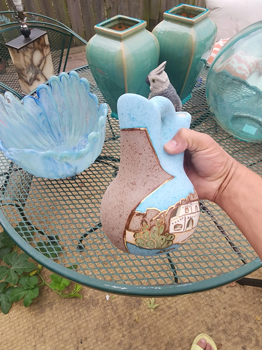 Southwestern Style Ceramic Vase - photo 3