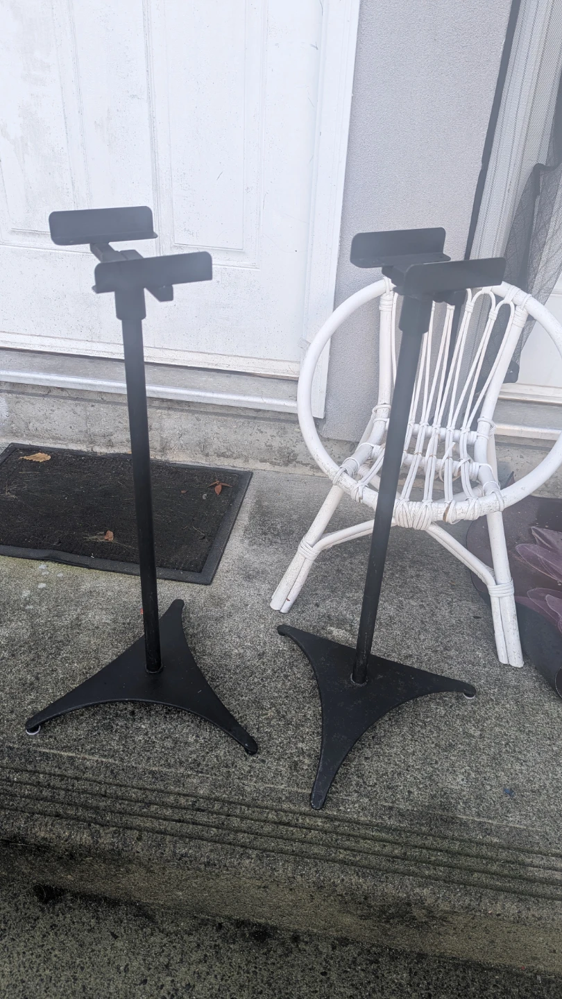 Pair of Adjustable Speaker Stands - photo 2