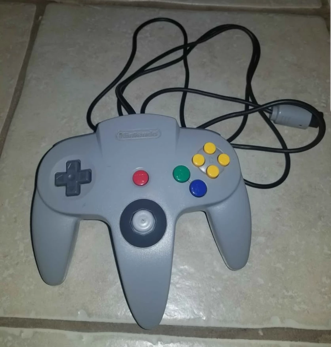 Original Nintendo 64 Grey Controller