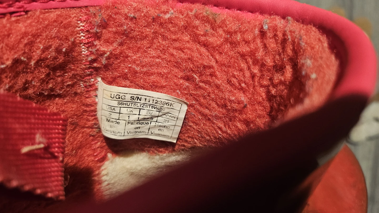 UGG Kids Red Waterproof Boots Size 2 - photo 5