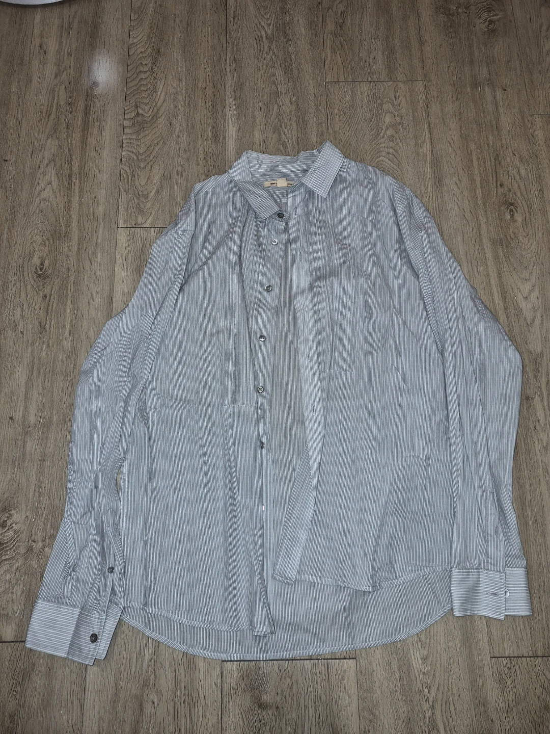 Size XL John Varvatos USA Striped Long Sleeve Shirt - photo 4
