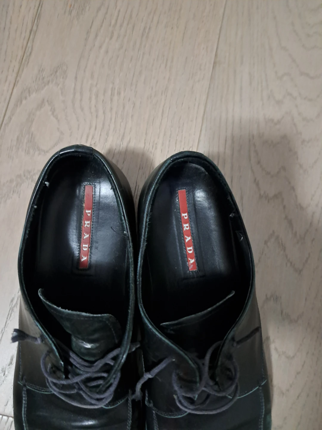Prada Black Leather Dress Shoes - photo 2