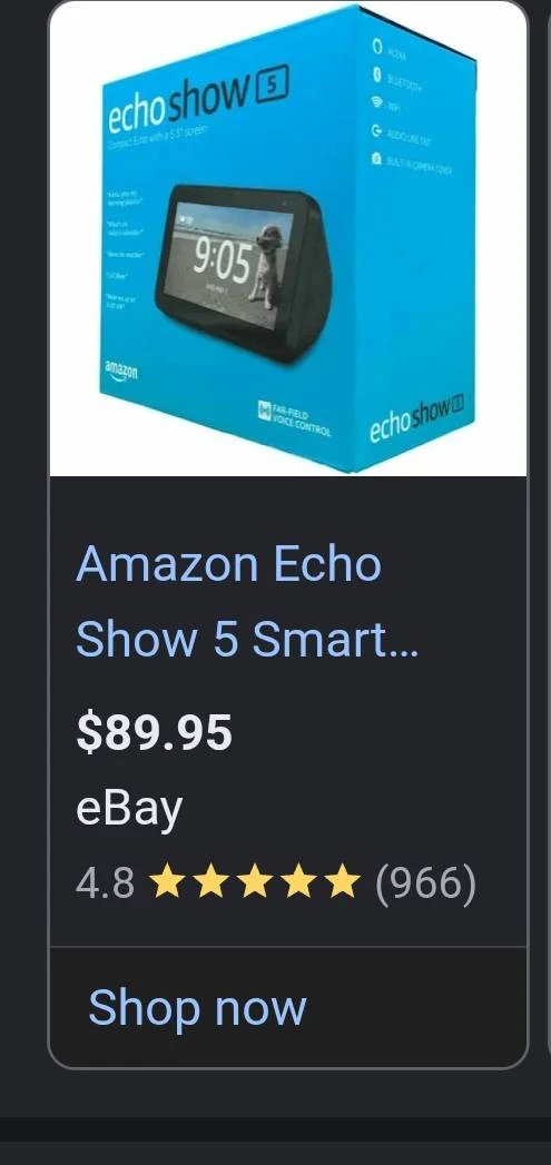 Amazon Echo Show 5 Smart Display