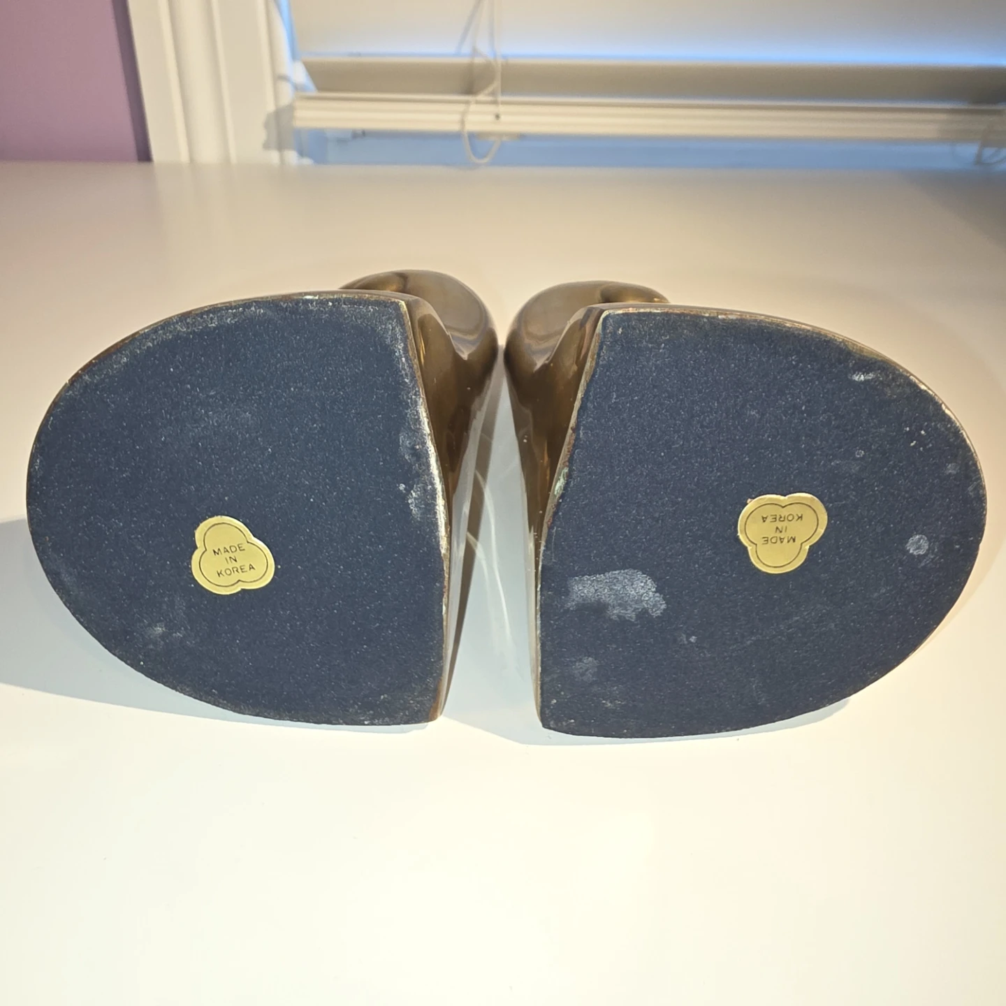 Vintage Brass Duck Bookends 6.5 in tall - photo 5