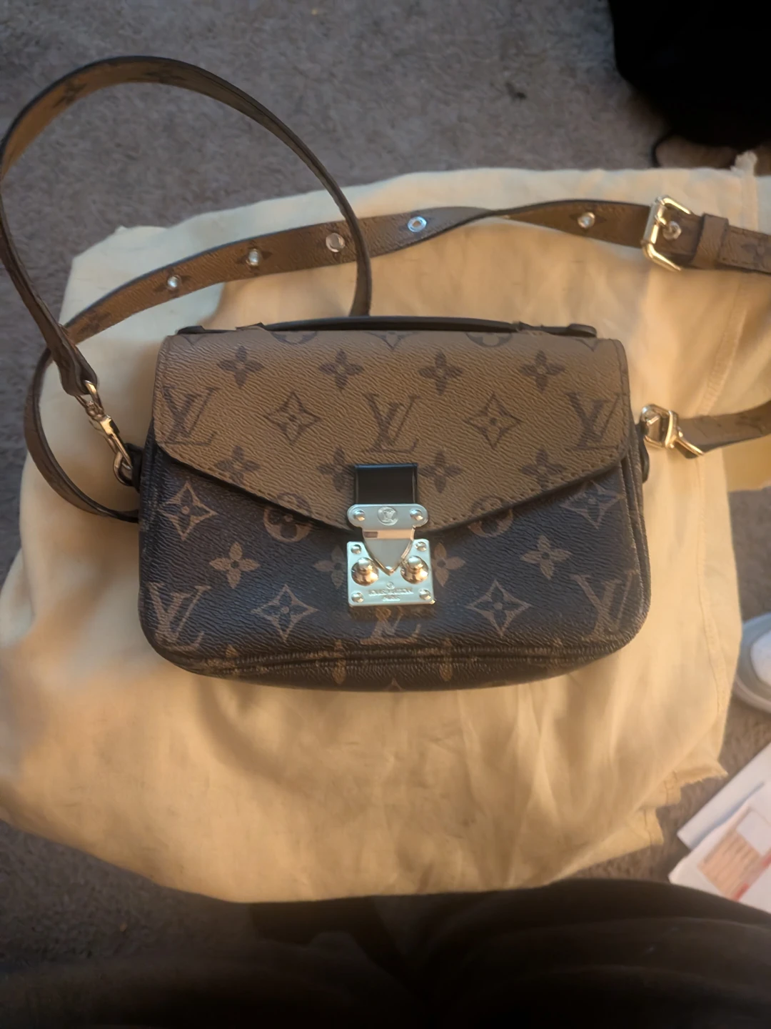 Louie Vuitton canvas Metis pochette - photo 4