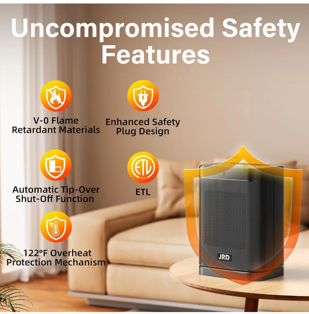 JRD PTC Ceramic Space Heater - photo 3
