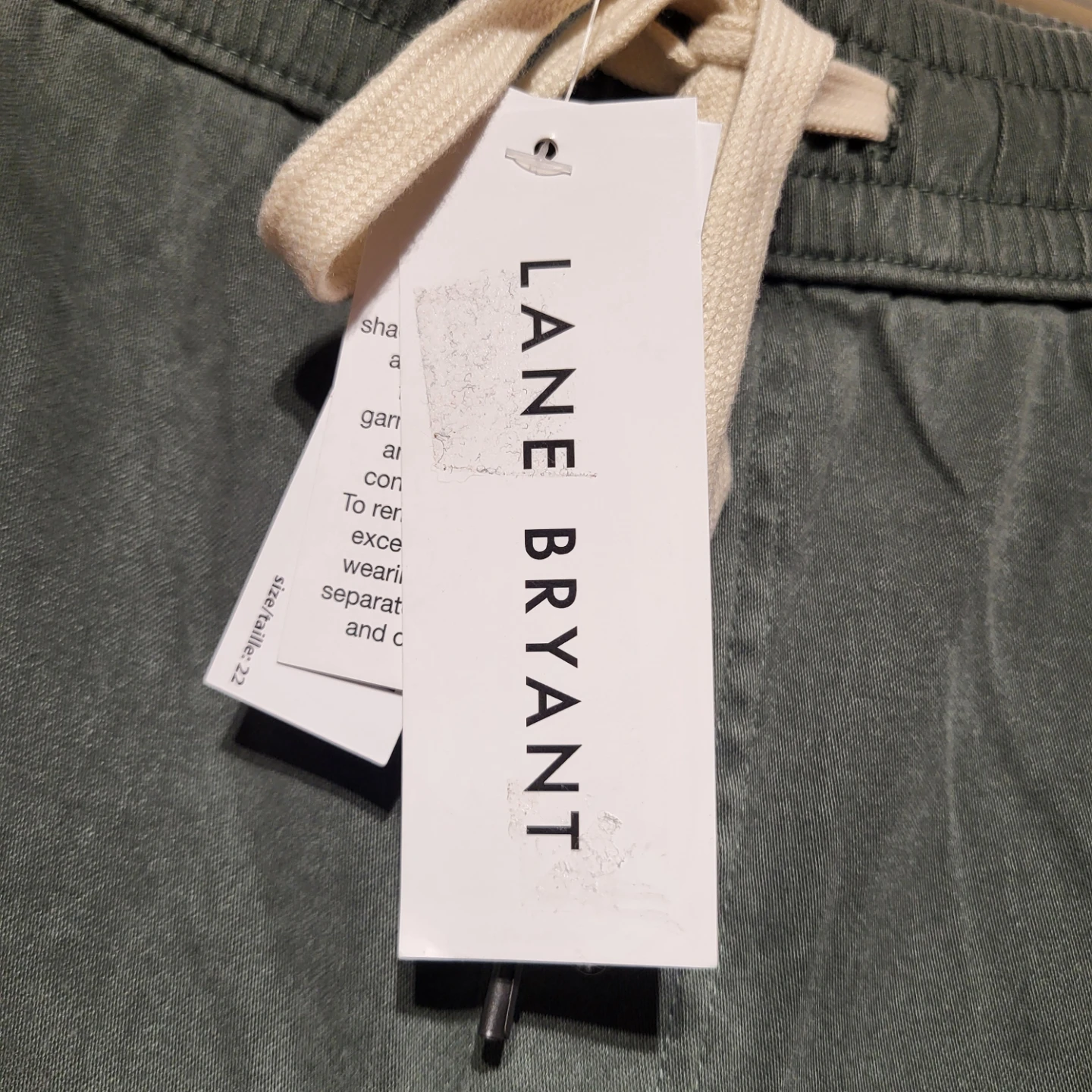 Lane Bryant Olive Green Mid-Rise Pants - photo 5