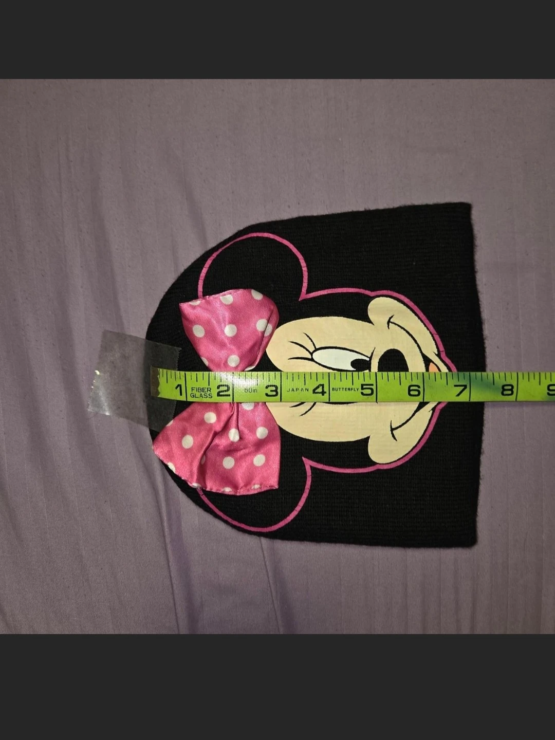 Disney Minnie Mouse Hat With MM & Bow - photo 2