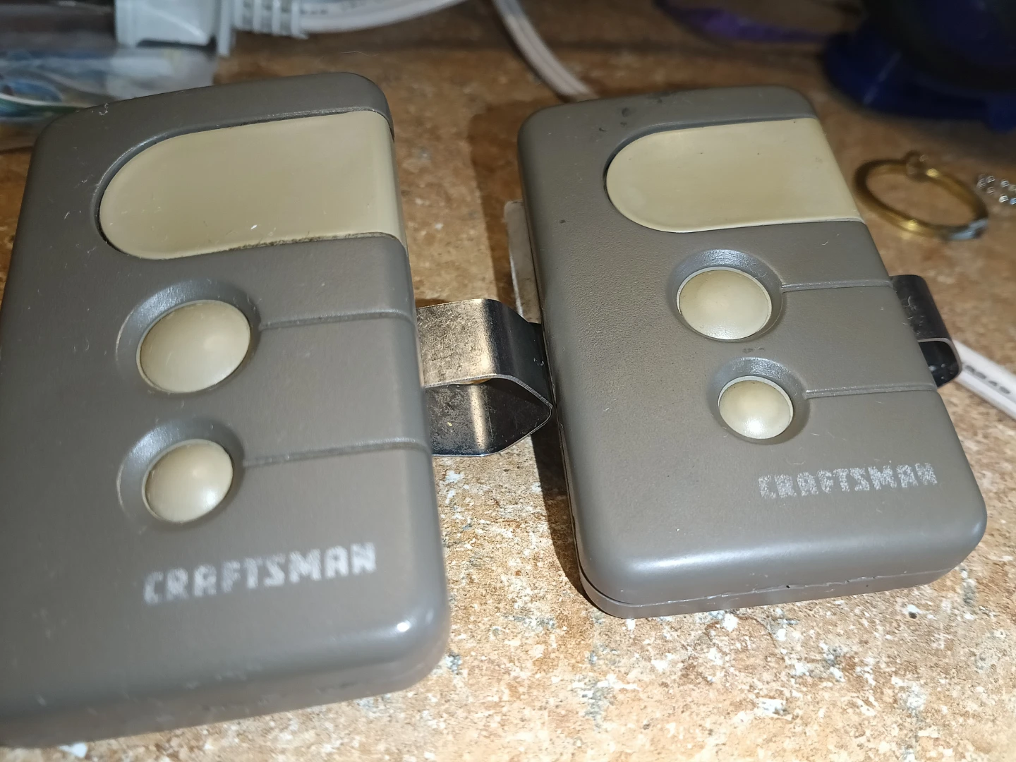Two Craftsman Garage Door Opener Remotes