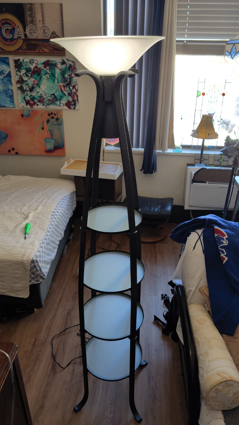 Floor Lamp with Shelving - photo 3