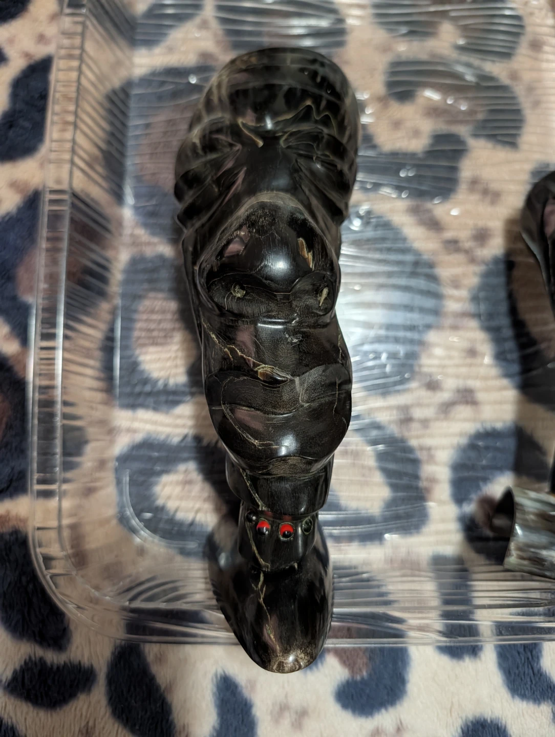 Hand-Carved Horn Statues - photo 5