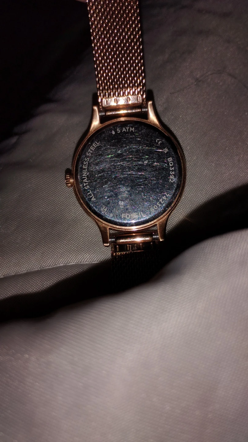 Fossil Rose Gold Mesh Watch BQ3392 - photo 4