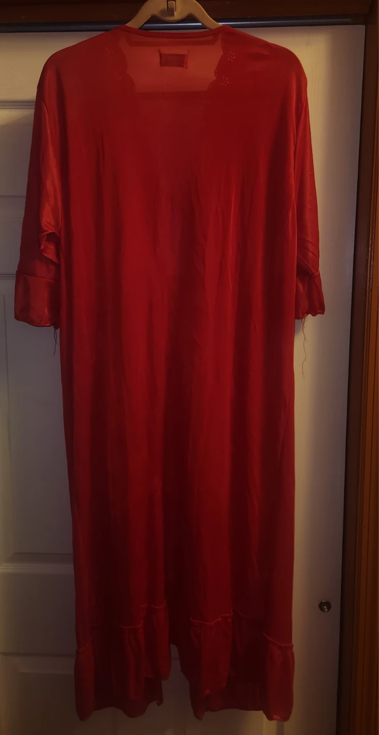 NINE'S Red Robe & Nightgown Set XXL - photo 2
