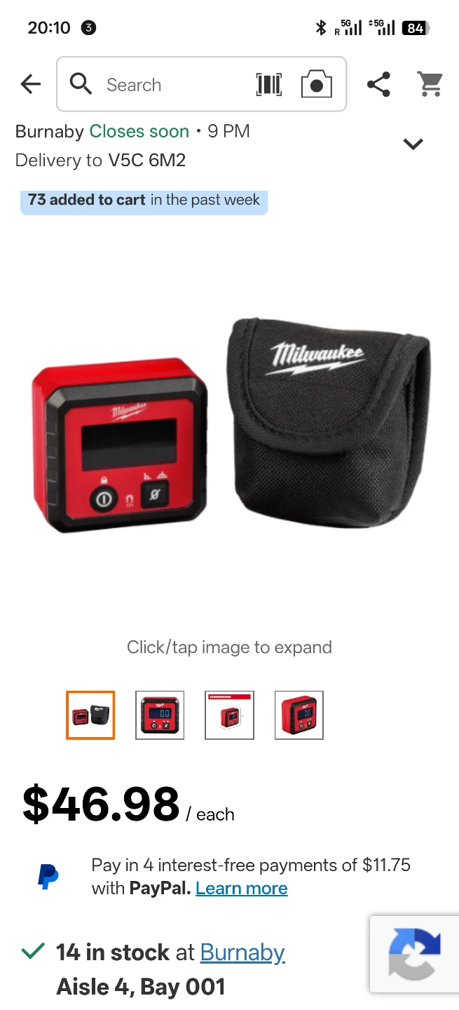 20%Milwaukee Digital Angle Gaugeu 48-22-5602 price fiirm - photo 3