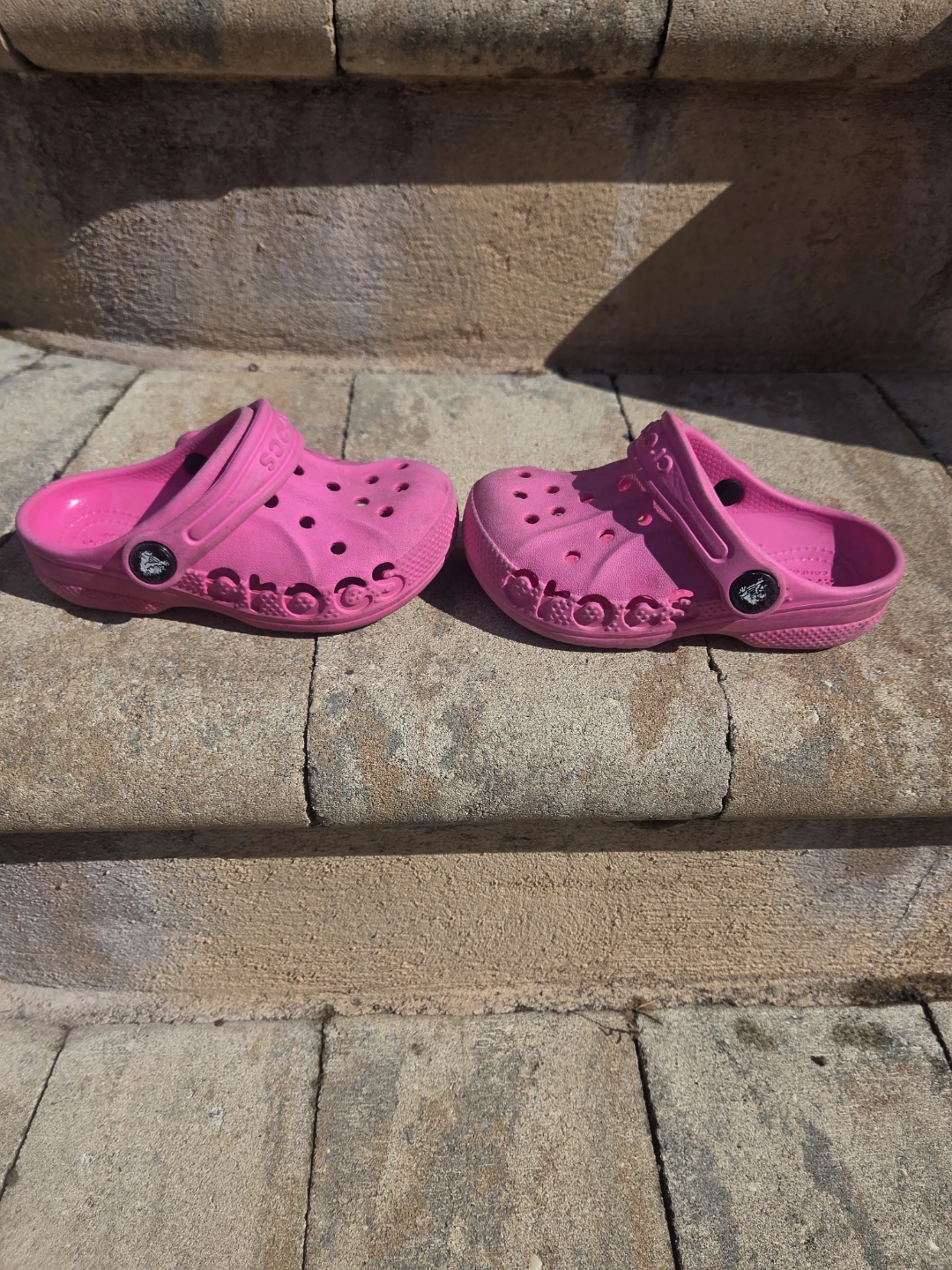 Pink Crocs Clogs Size 8 - photo 3