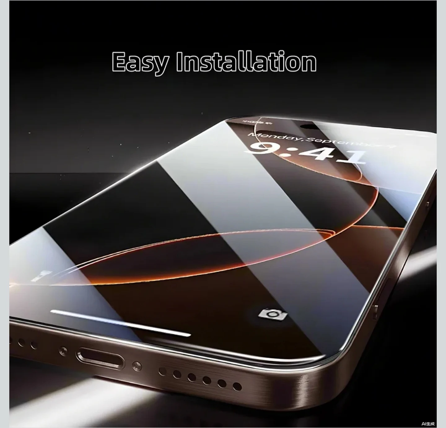 3 Pack for IPhone 16 Pro Max Tempered Screen - photo 4