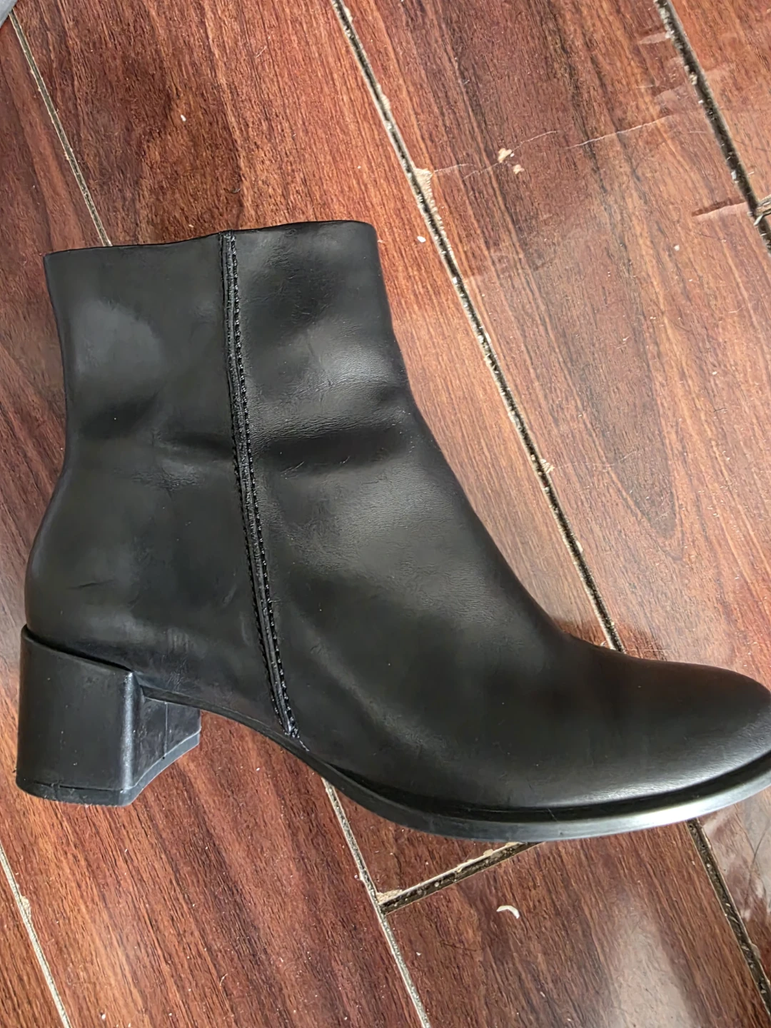 Ecco Black Leather Ankle Boots - photo 3