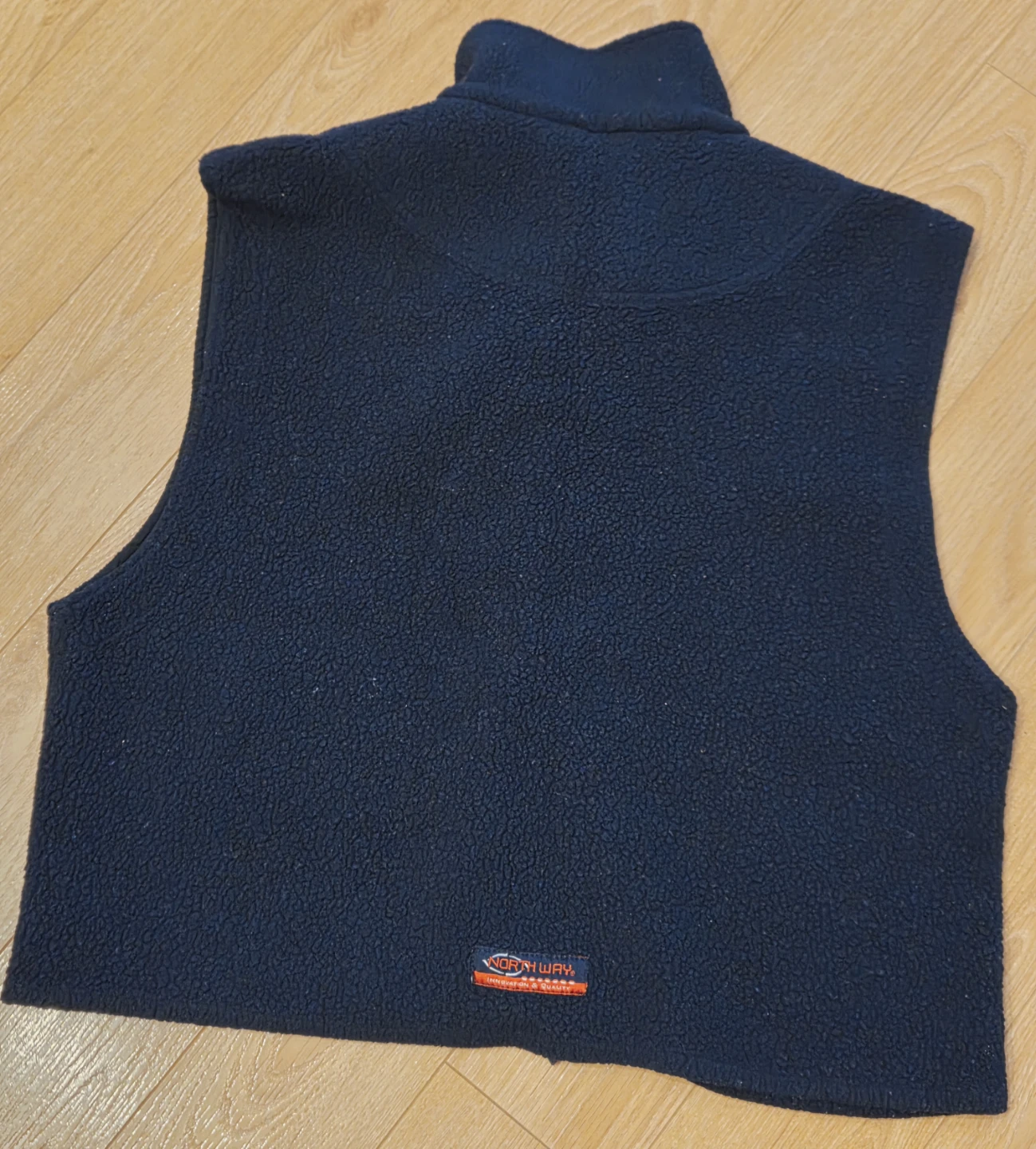 North Way Navy Blue Fleece Vest - photo 2