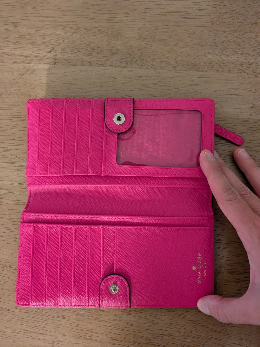 Kate Spade New York Bright Pink Wallet