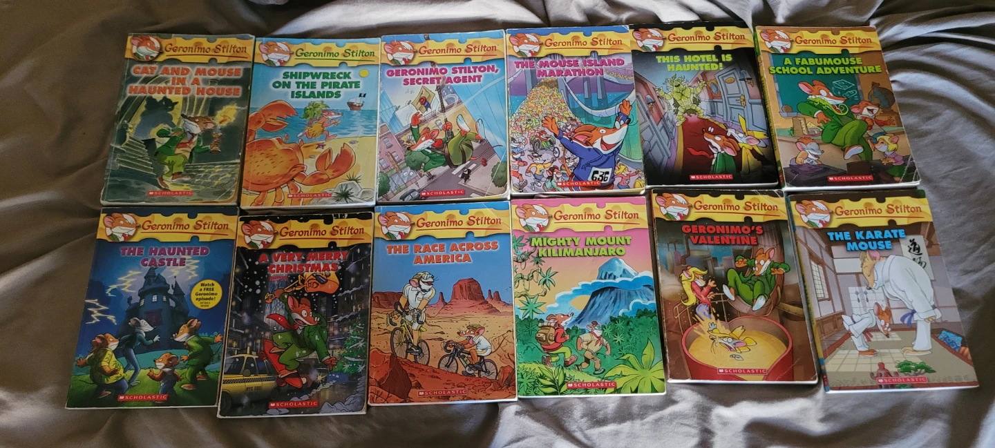 Lot of 12 Geronimo Stilton Children's Books