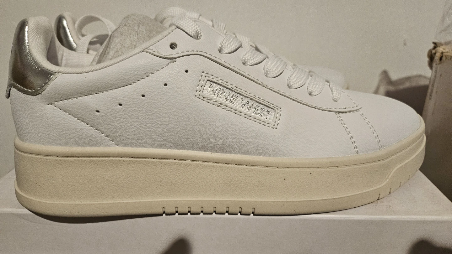 Nine West White Platform Sneakers - photo 3