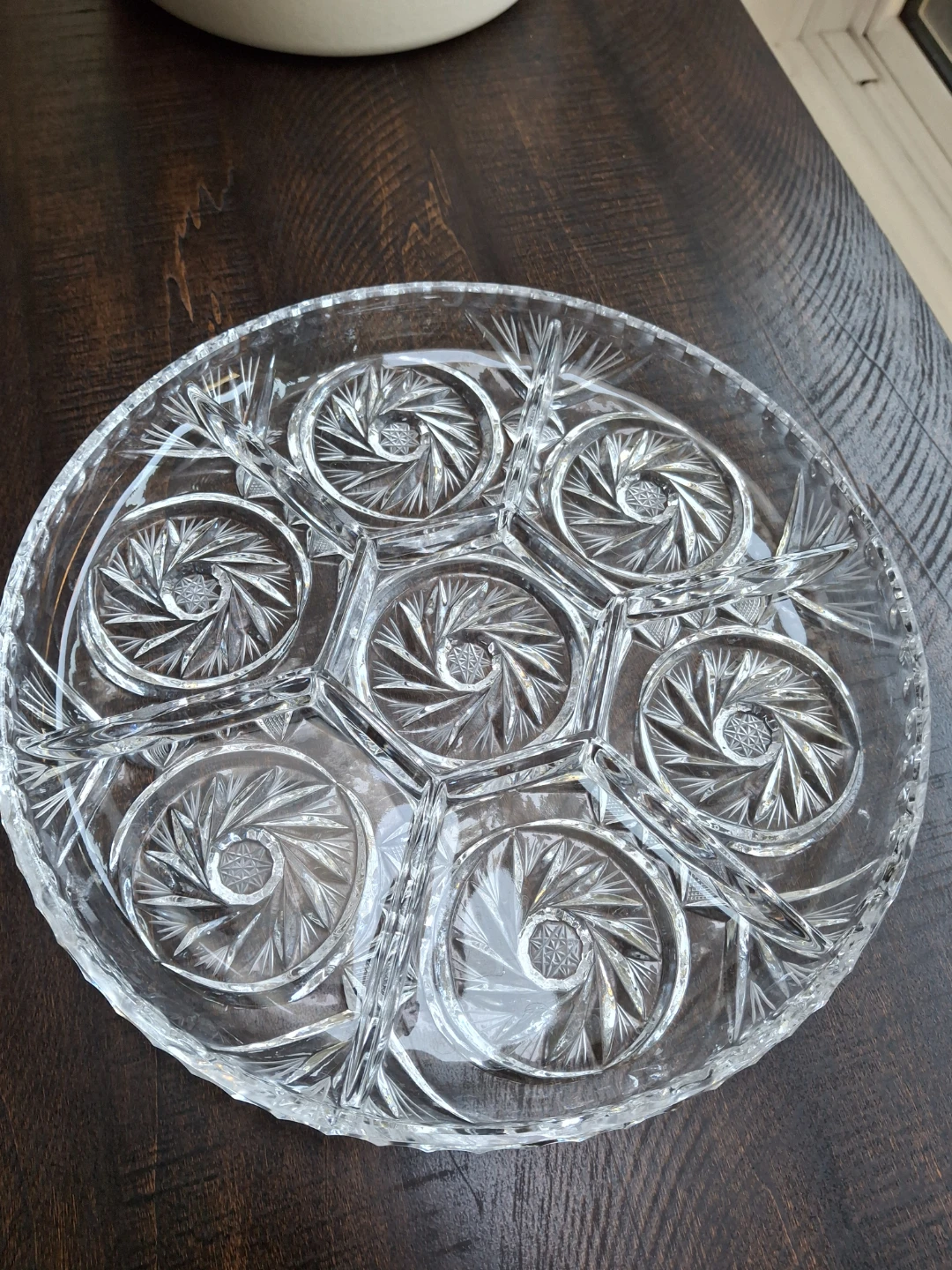 Heavy glass cheese plate. - photo 3