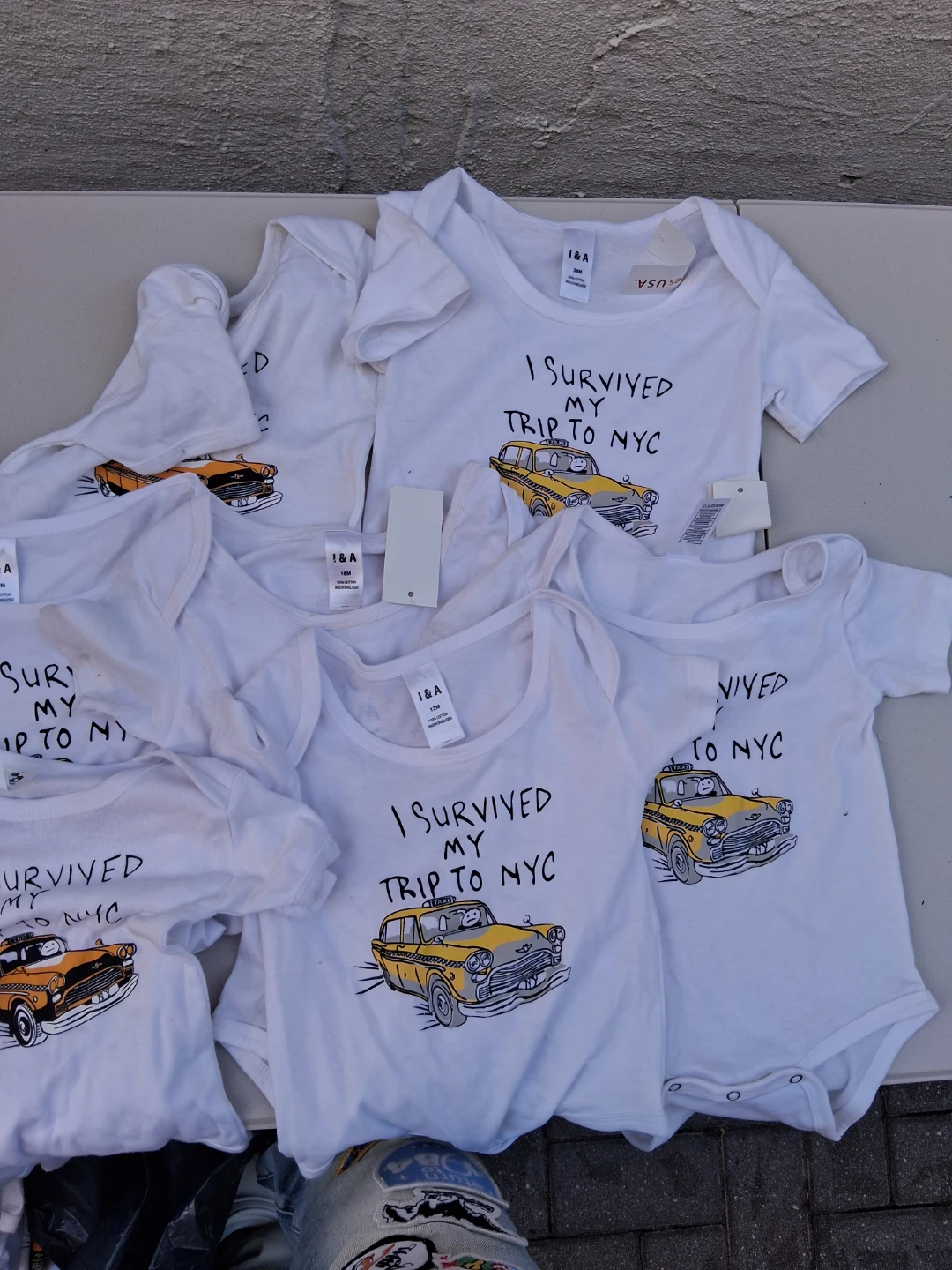 I & A NYC Baby Bodysuits