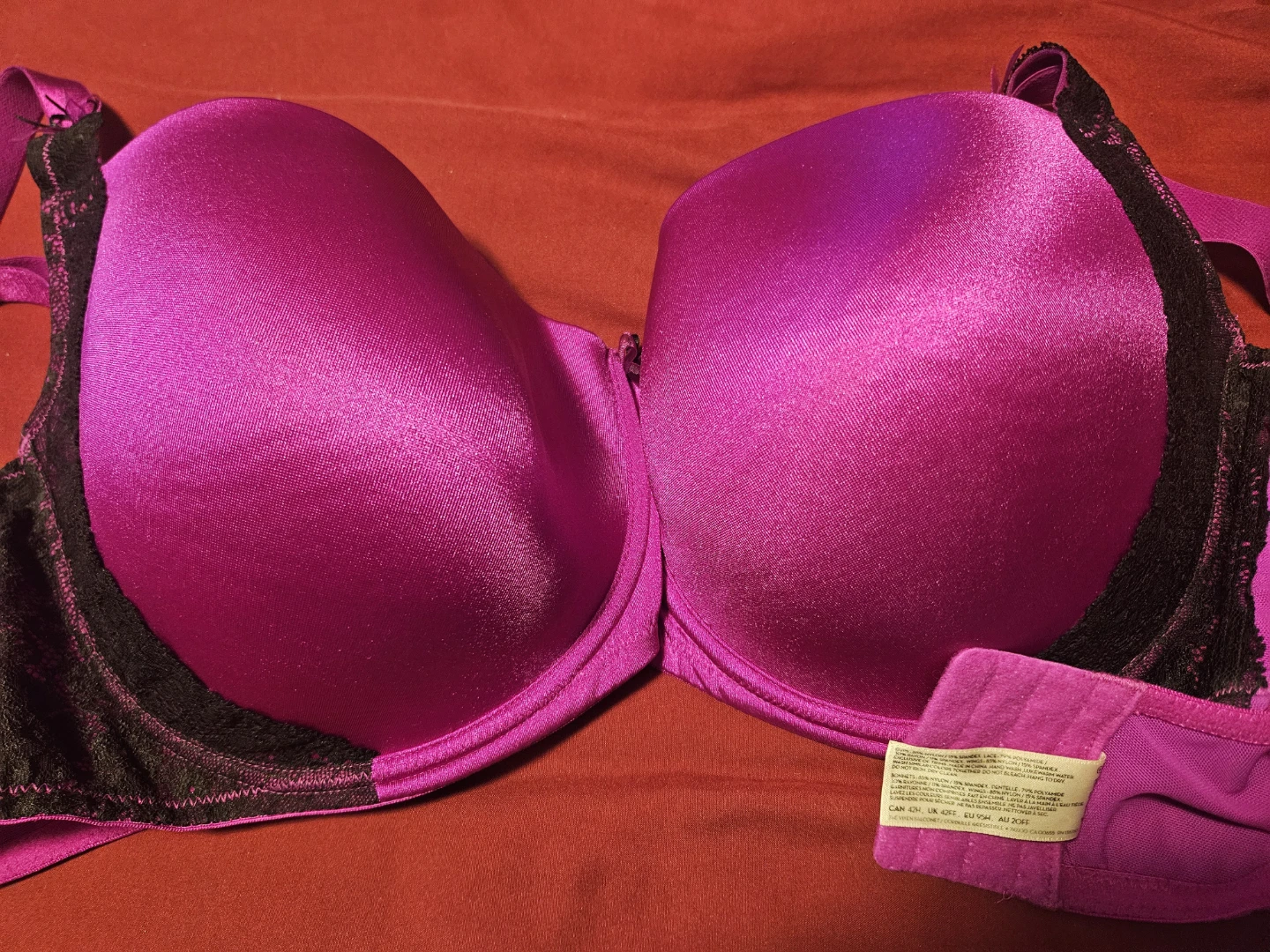 Magenta Bra