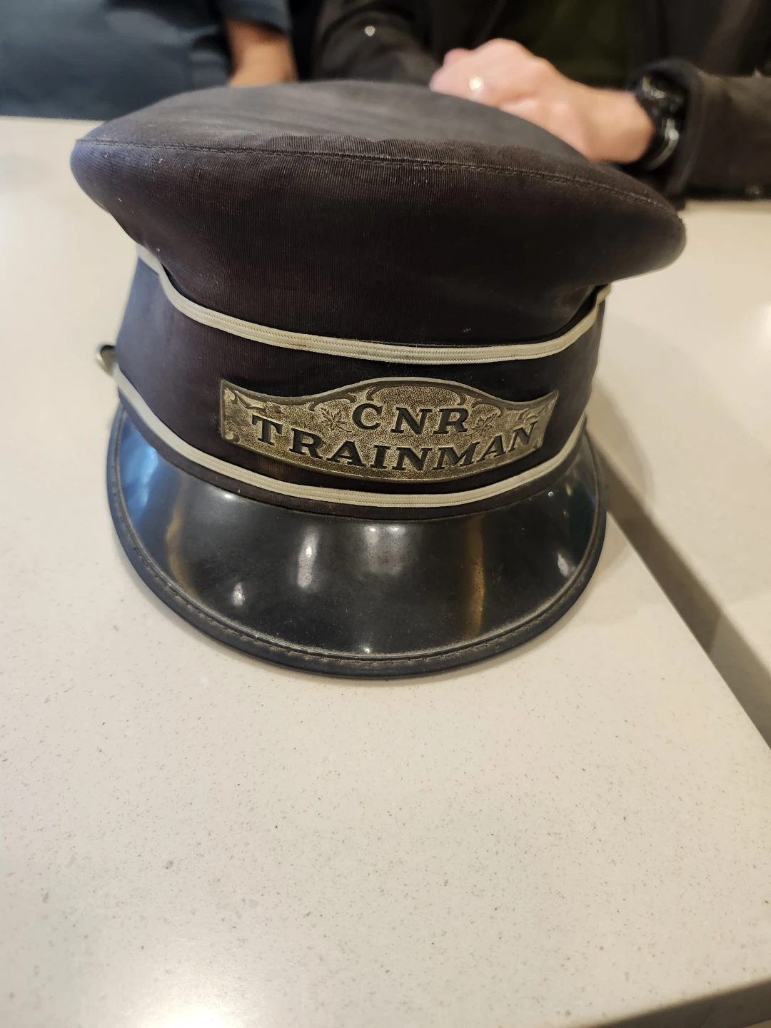 Vintage William Scully CNR Trainman Uniform Cap