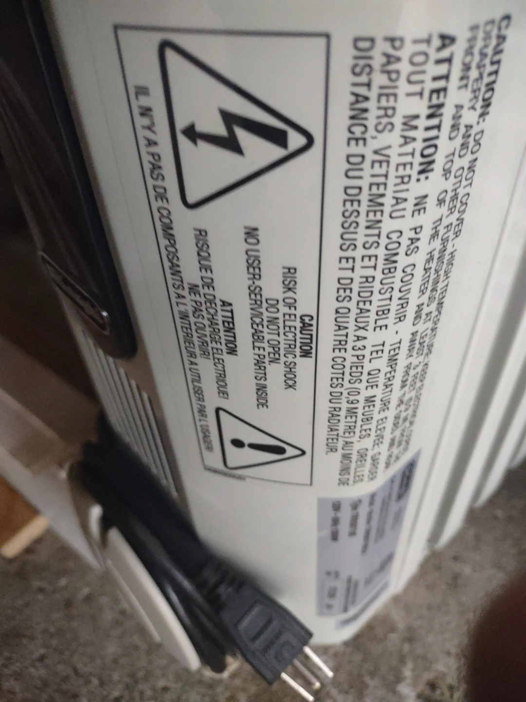 DeLonghi Oil Filled Radiator Heater - photo 3