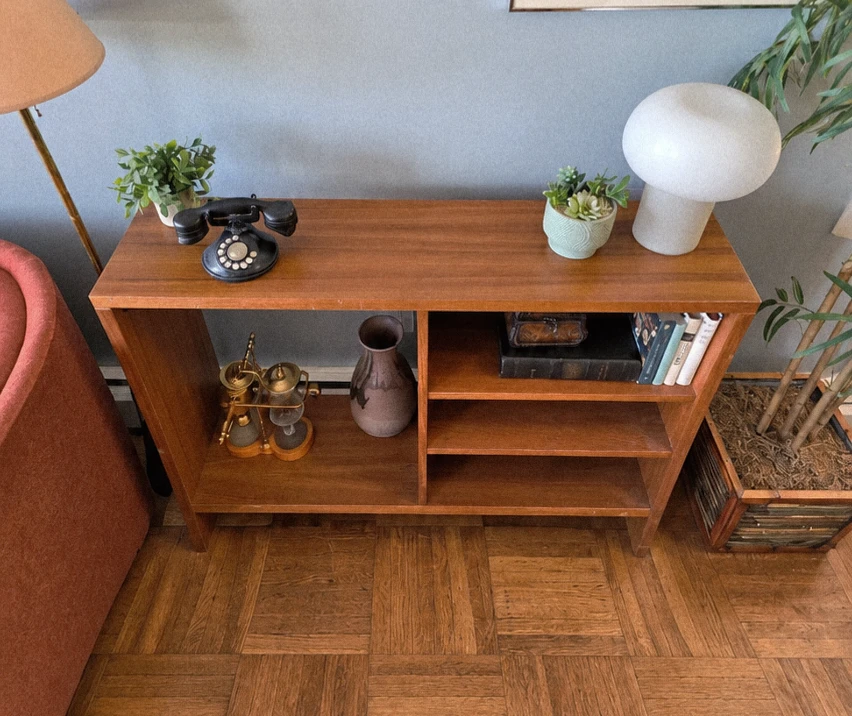 MCM Teak Ultra Slim Modular Bookcase - photo 4