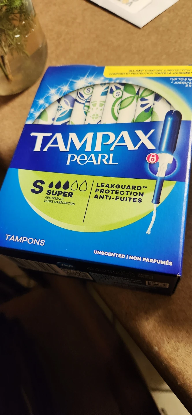 Tampax Pearl Super Absorbency Tampons 18 Count - photo 2