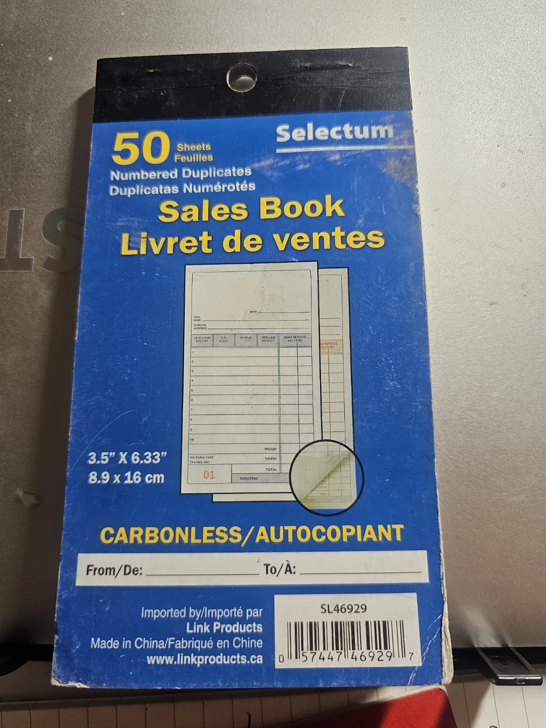 Selectum Carbonless Sales Book - photo 2