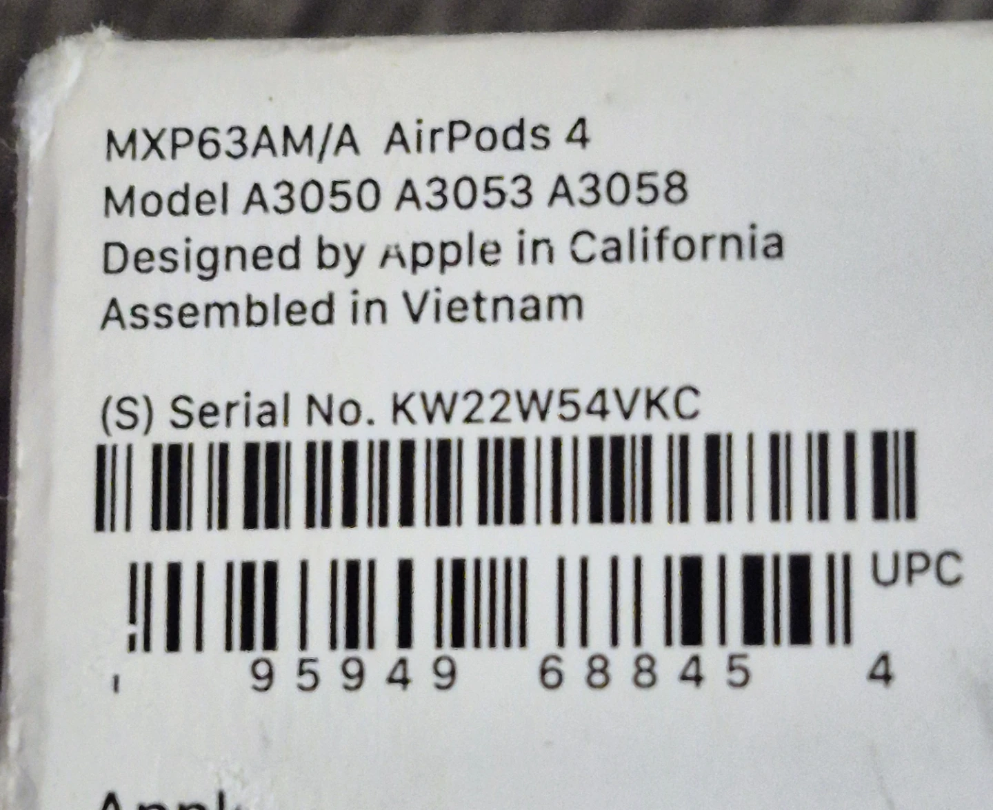 Apple AirPods 4th Gen Left and Right Earbuds - photo 3