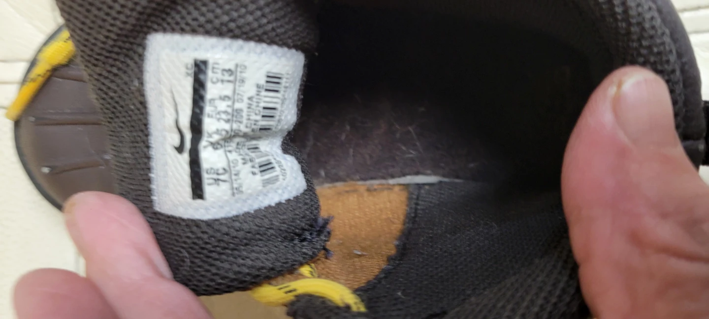 Nike Toddler hiker Boots Brown/Yellow sz 7 - photo 4