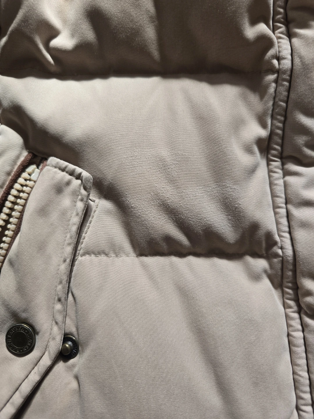 Lauren Ralph Lauren Tan Puffer Coat - photo 2