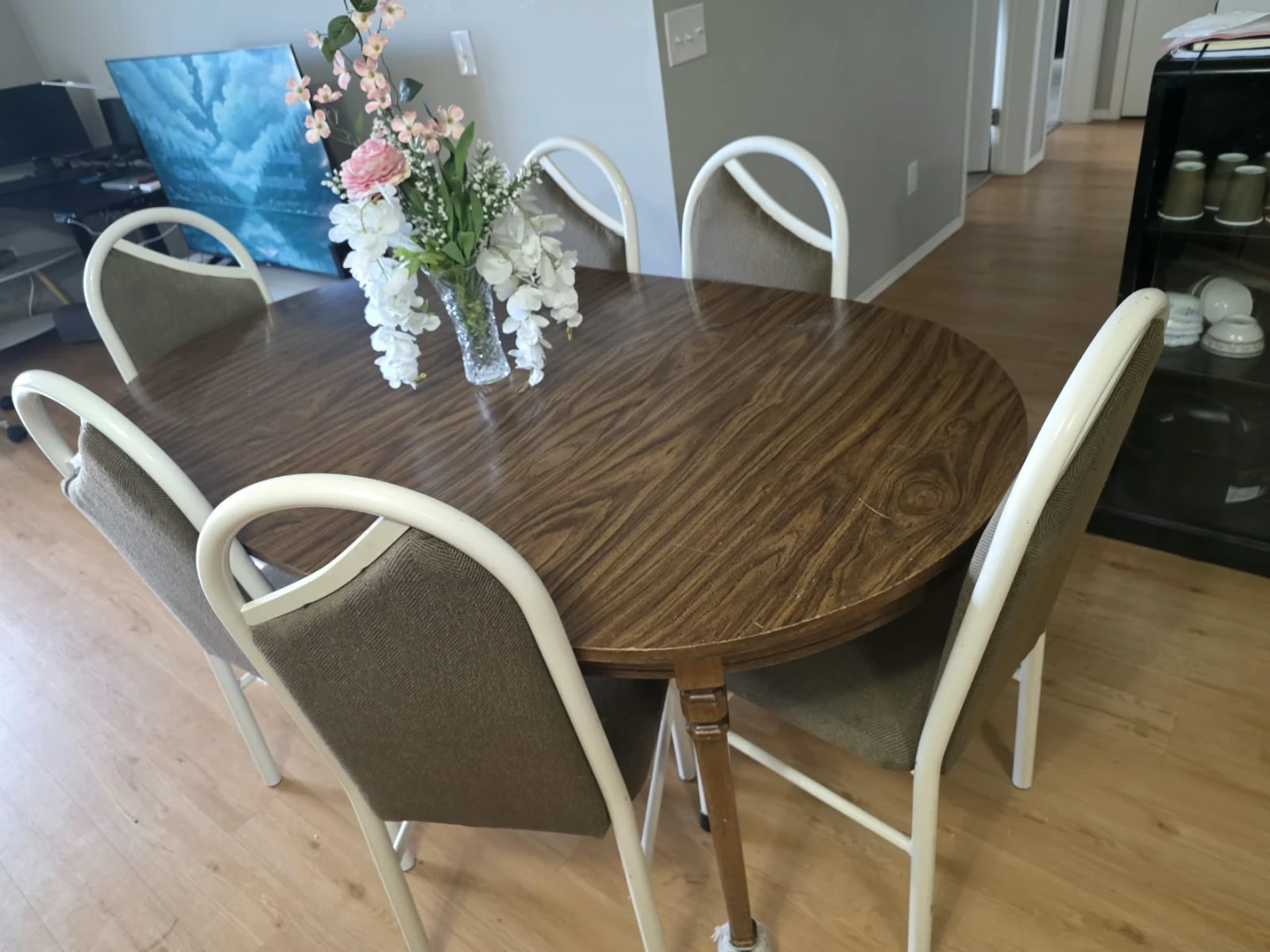 6 seater pure wood dining table - photo 3