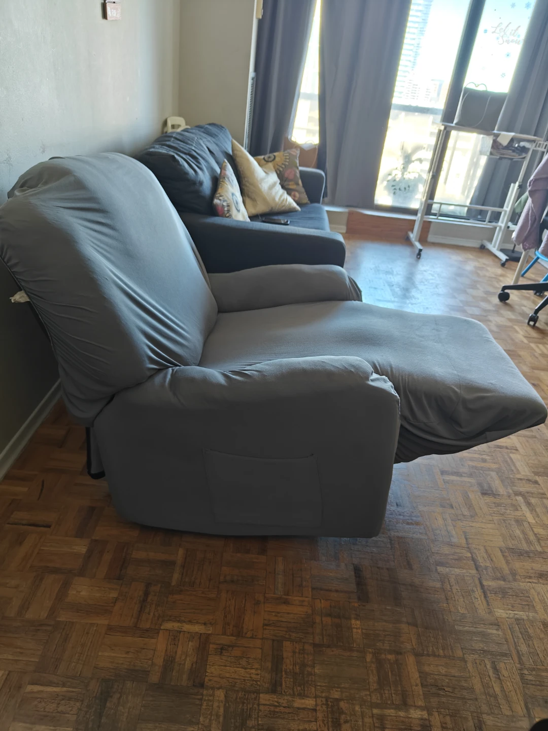 Grey Recliner Armchair - photo 2
