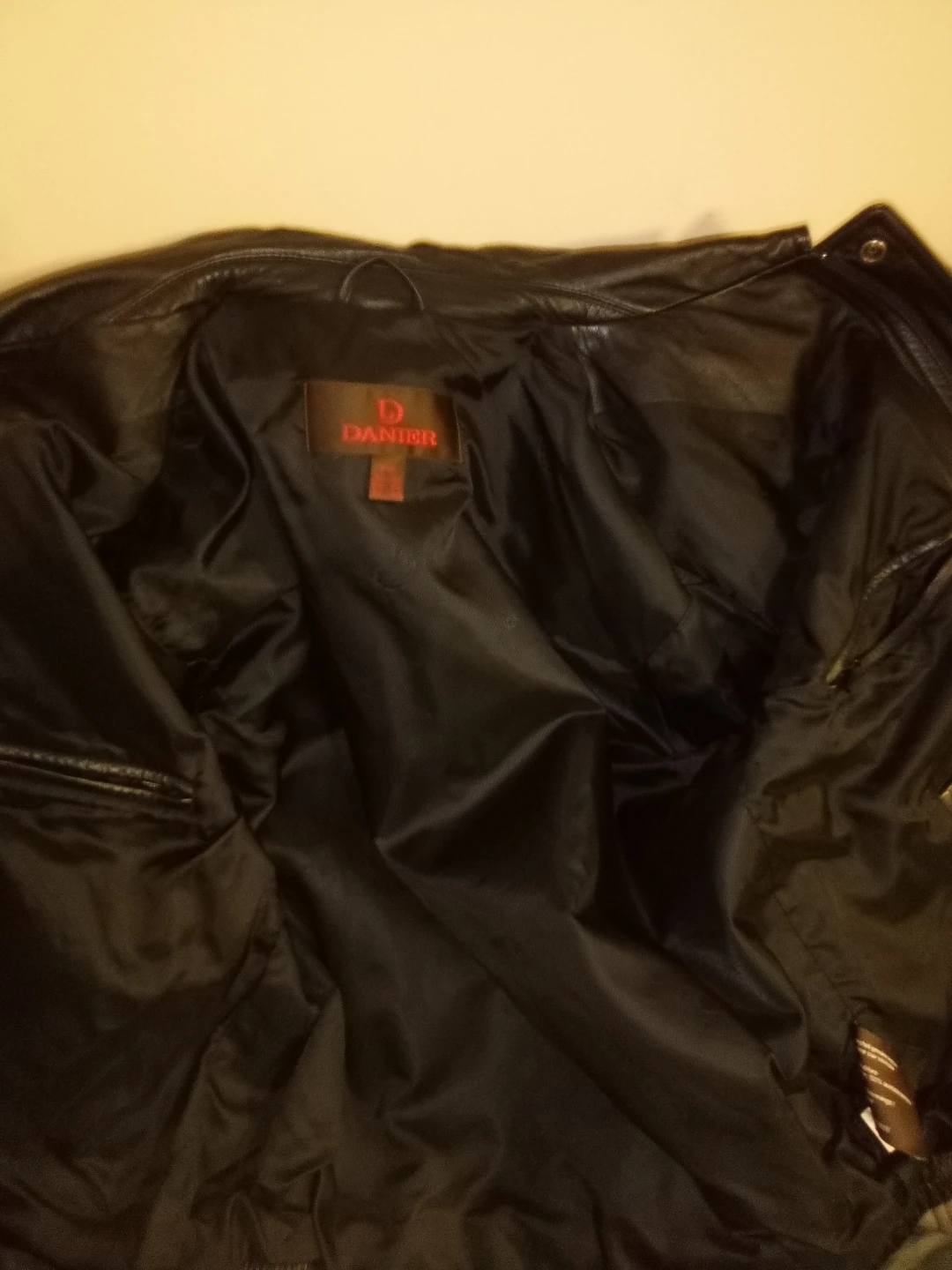Danier Black Leather Jacket
