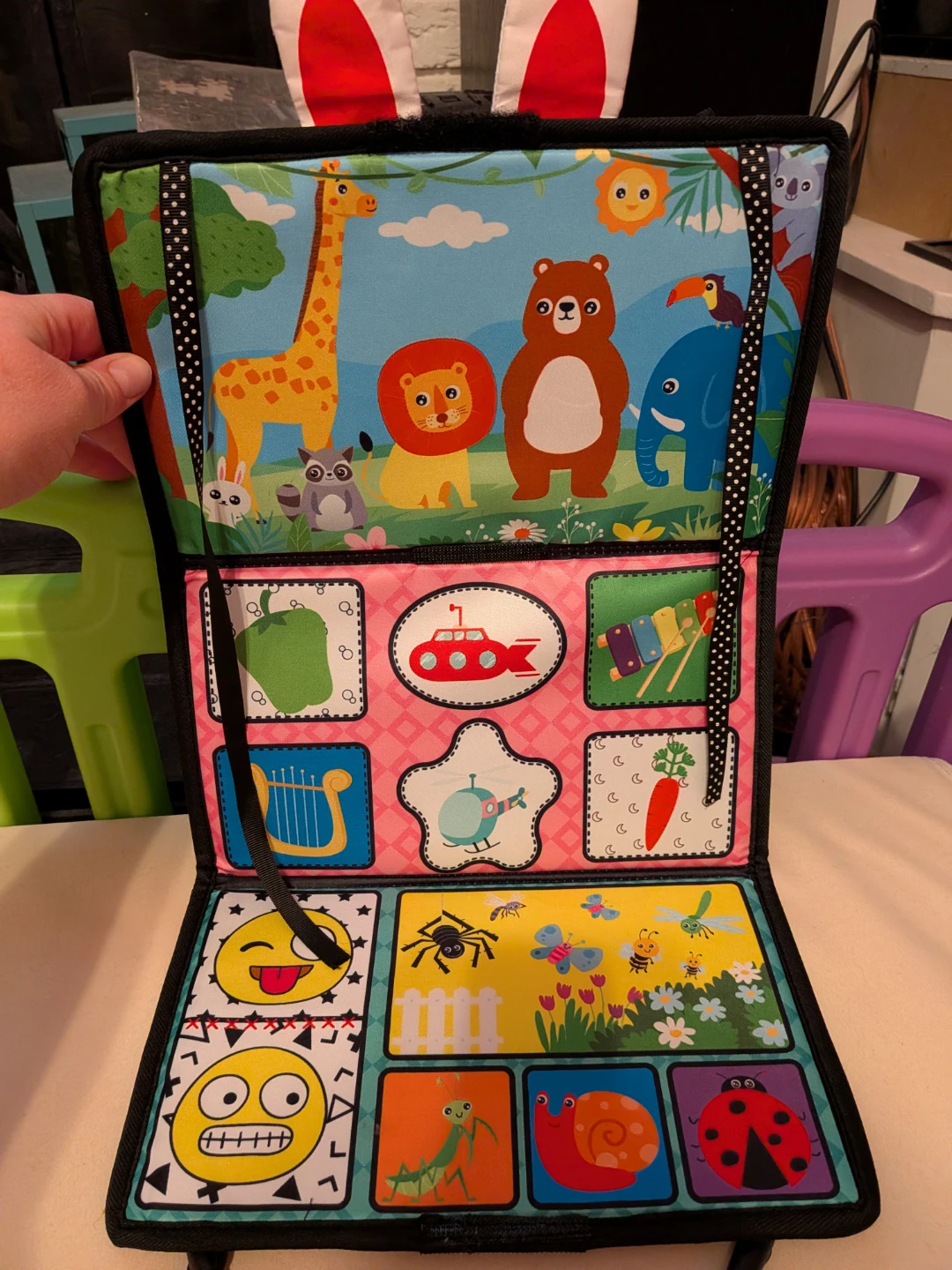 Interactive Toddler Learning Activity Board