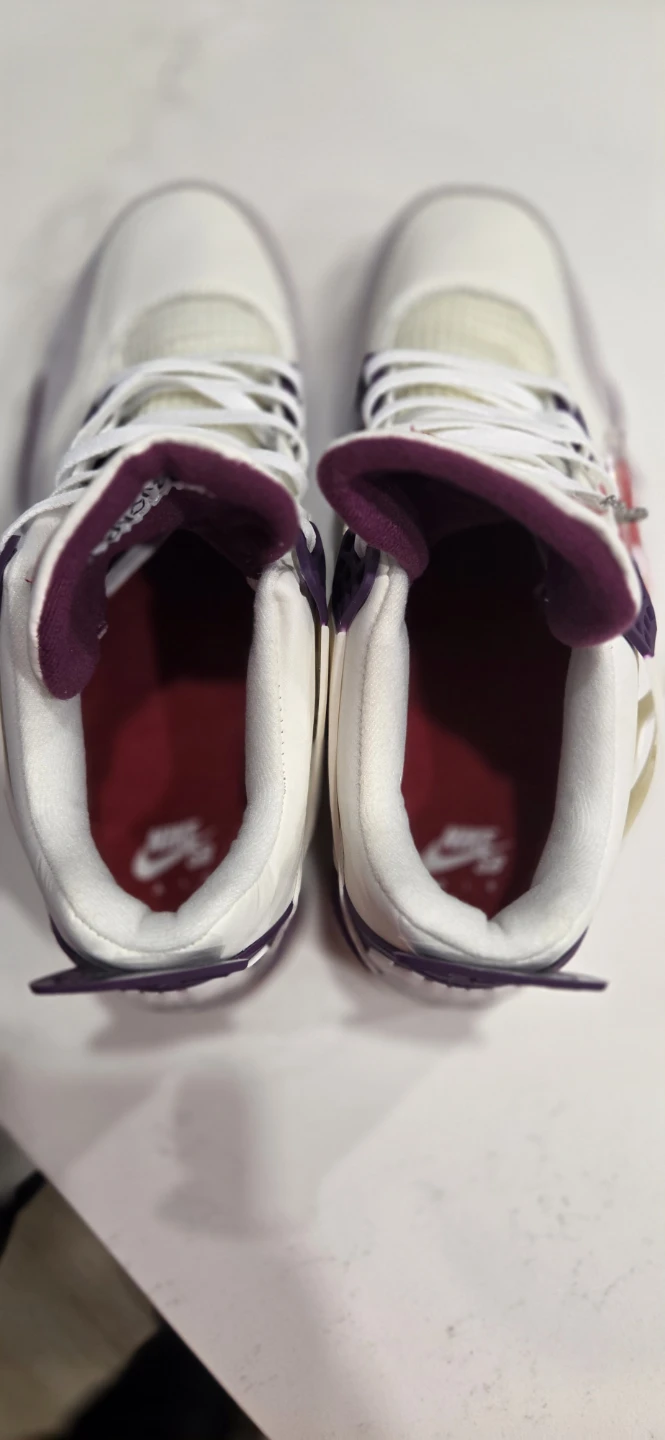 Nike SB x Air Jordan 4 burgundy - photo 5