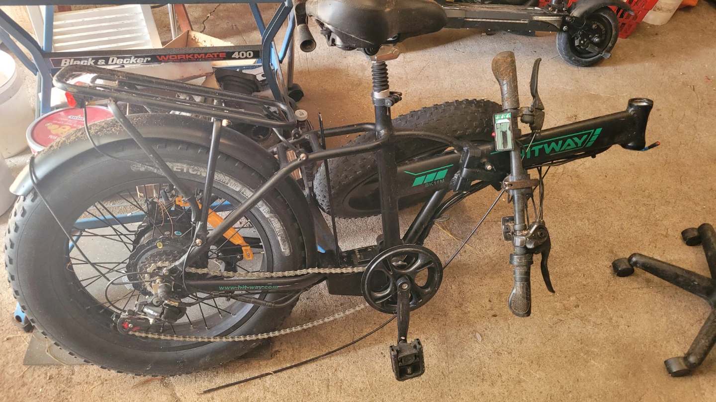 Electric bike parts.