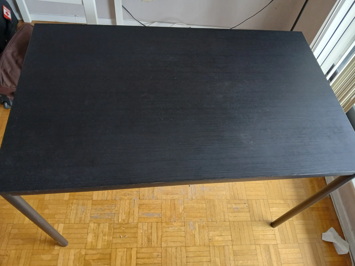 Black rectangular table - photo 2